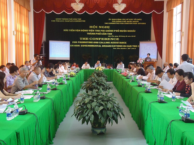 Hội nghị xúc tiến vận động viện trợ PCPNN TP Cần Thơ giai đoạn 2012 - 2015